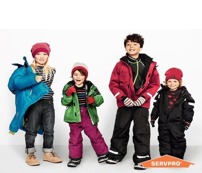 kids wearing winter coats